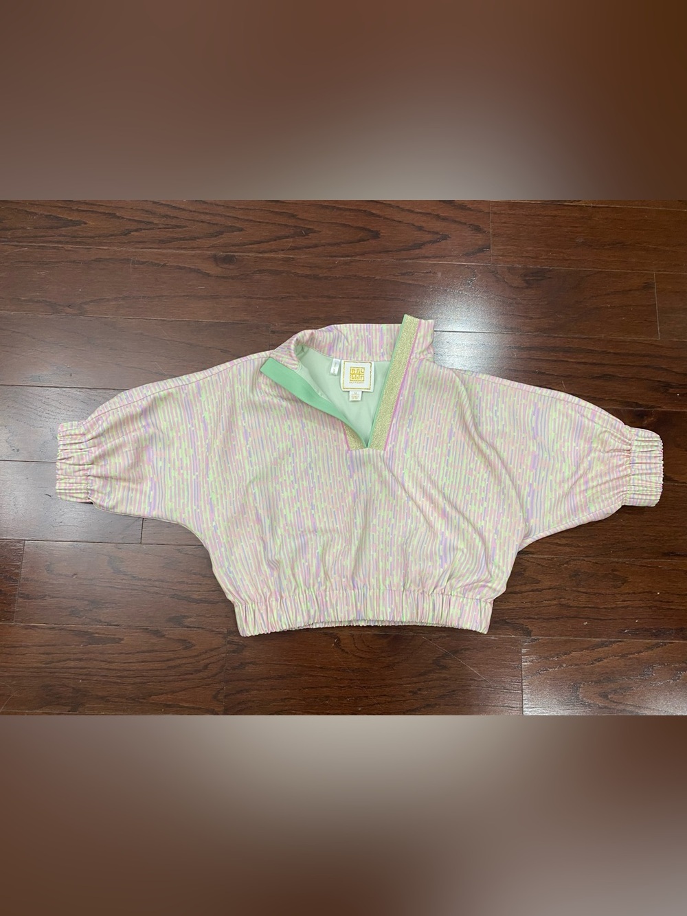 Pastel Stripe V-Neck Cropped Sweater - Brand: Lilly Pulitzer
